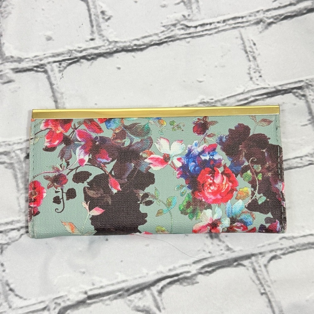 Flower Print Bi-fold Wallet